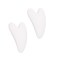 Evild Gua Sha Massage Tool Gua Sha Facial Tool Natural Resin Scraping Gua Sha Massage Facial Tools Facial Massager Scrapping Board for Face Neck and BodyPack of 2 White