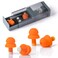 Dual Frequency Denoise Earplugs with HighLow Frequency Filters and Storage Case NRR 30dB High Fidelity Ear Plugs for Concerts Snoring Air Travelling Yard Work 3 Pairs