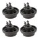 MOOTVGOO 4 Pack 4581DD3003B Dishwasher Lower Rack Wheels Gray Dishwasher Rack Parts Dishrack Roller Assembly Repalcement for LG Replaces 4581DD3003C 4502960 AP6231149 PS12075858