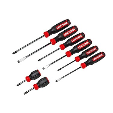 CRAFTSMAN Screwdriver Set BiMaterial 8 Piece Set CMHT65075N
