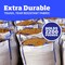 DURASACK Heavy Duty Builders Bulk Bags 100Gallon White Woven Polypropylene Contractor Trash Bags for Demo and Construction Holds up to 2200 lbs Pack of 3