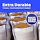 DURASACK Heavy Duty Builders Bulk Bags 100Gallon White Woven Polypropylene Contractor Trash Bags for Demo and Construction Holds up to 2200 lbs Pack of 3