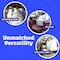 DURASACK Heavy Duty Builders Bulk Bags 100Gallon White Woven Polypropylene Contractor Trash Bags for Demo and Construction Holds up to 2200 lbs Pack of 3
