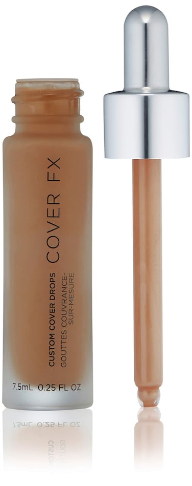 COVER FX Custom Cover Drops MultiUse ShadeAdjusting Liquid Foundation and Concealer Makeup Vegan  CrueltyFree Lightweight Skin Enhancer 025 Fl Oz G Light 2