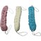 3 Pack Long Stretch Back Sponge with Rope Handles Back Scrubber Bath Shower Mesh Sponge Exfoliating Body Scrub Stretch Braided Loofah for Men and Women
