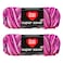 Red Heart Yarn Red Heart Super Saver Pooling 2Pack Berry