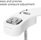 Brondell FSP250 FreshSpa Thinline Precision Essential Bidet Attachment for Toilet Seats with Adjustable Water Pressure Side Arm Control Thin Profile White Dual Nozzles