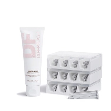 DERMAFLASH ESSENTIALS Dermaplaning Replenishment Kit for Women Compatible with DERMAFLASH LUXE Dermaplaning Tool only 12 Week Supply