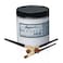 Positive Art Jacquard fabric Textile medium Colorless Extender 8 oz Acts a fabric medium Add to fabric Textile paint to increase Transparency 3 brushes set