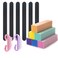 Zoostliss Professional Nail File and Buffer Manicure Tools Kit 6pcs Rectangular Art Care Buffer Block 100180 Grit Nail Scrubbing Brush 14pcs