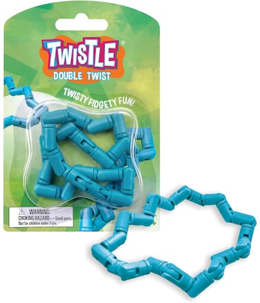 Twistle Double Twist Fidget Sensory Toy Teal