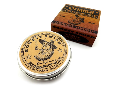 Honest Amish Original Beard Wax  All Natural and Organic 2 ounce