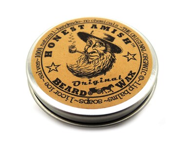 Honest Amish Original Beard Wax  All Natural and Organic 2 ounce