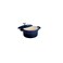 Tramontina Covered Small Cocotte Enameled Cast Iron 24Ounce Gradated Cobalt 80131073DS