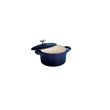 Tramontina Covered Small Cocotte Enameled Cast Iron 24Ounce Gradated Cobalt 80131073DS