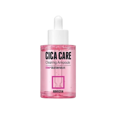 ROVECTIN Cica Care Clearing Ampoule for Soothing and Sensitive Care For Ance Blemish Redness with Calamine Centella Asiatica and Damask Rose 1 Fl Oz 30ml
