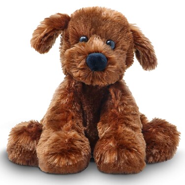 Fluffuns Puppy Dog Stuffed Animals  Stuffed Dog Plush Toys  9 Inches Brown
