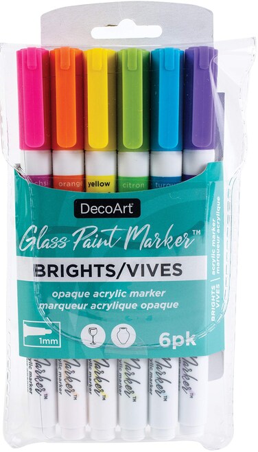 Deco Art GLASS PAINT MARKR ST BRIGHTS usone size