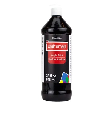 Acrylic Paint by Craft Smart 32 oz Black
