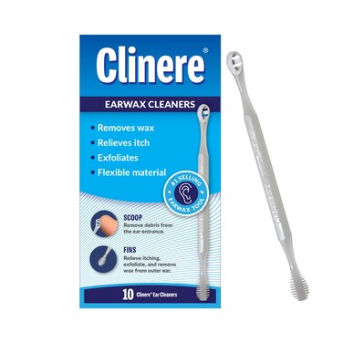 Clinere Ear Cleaners 10 Count Earwax Remover Tool Safely and Gently Cleaning Ear Canal at Home Ear Wax Cleaner Tool Itch Relief Ear Wax Buildup Works Instantly Exfolimates Earwax Cleaners