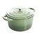 CrockPot Artisan Round Enameled Cast Iron Dutch Oven 7Quart Pistachio Green