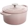 CrockPot Artisan Round Enameled Cast Iron Dutch Oven 5Quart Blush Pink