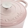 CrockPot Artisan Round Enameled Cast Iron Dutch Oven 5Quart Blush Pink