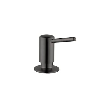 hansgrohe Bath and Kitchen Sink Soap Dispenser Contemporary Modern in Brushed Black Chrome 04539340