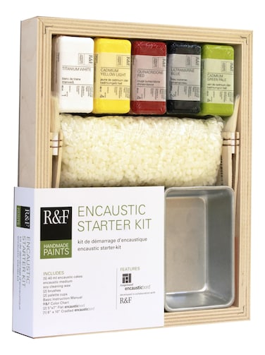 RF Handmade Paints  Professional Encaustic Paint  Starter Kit 14 Piece Set