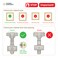 Hushed Hardware 20 Pack Frameless Full Overlay Adjustable Closing Speed Soft Close Cabinet Hinges Premium Soft Close Hinges for Kitchen Cabinets SelfClosing Door Hinges for Cabinet Door