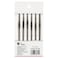 Boye Steel Crochet Hook Set with Ergonomic Handles US Sizes 006 Silver 6 Piece