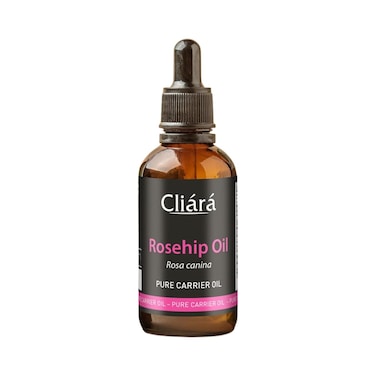 Cliara Rosehip Oil For Face Mild Natural Scent Highly Absorbent Rose Hip Oil Gives A Natural Glow Cold Pressed Carrier Oil for Skin Hair  Nails1 Fl Oz