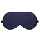 Silk Sleep Mask Natural Silk Eye Mask Super Smooth Blindfold for Sleep and Travel Blue