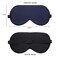 Silk Sleep Mask Natural Silk Eye Mask Super Smooth Blindfold for Sleep and Travel Blue