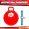Franklin Sports Ryans World Hopper Ball  Red Bouncy Ball with Handle  Kids Bouncing Toy Hippity Hop Jumping Ball for Toddlers Ages 3  15 inches