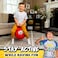 Franklin Sports Ryans World Hopper Ball  Red Bouncy Ball with Handle  Kids Bouncing Toy Hippity Hop Jumping Ball for Toddlers Ages 3  15 inches
