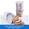 Buddeez Bread Buddy Bread Box  Fresh Bread Storage Container Plastic Sandwich Bread Dispenser White Lid Pack of 1
