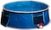 Lchic Foldable Pool Portable Pet Bath TubCollapsible Bathing PoolPaddling Swimming Kiddie Pool for Small PetHygenicConvient for FunWater Drainge Tap3Second Fold Blue Grey CB0001