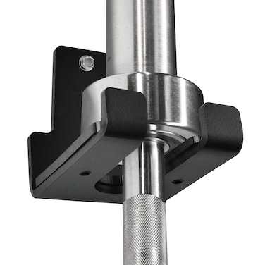 Yes4All Vertical Wall Mounted Olympic Barbell Holder Barbell Storage Rack Hanging Barbell Rack for Home Fitness Equipment  1 bar