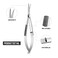 Shynai 2 Pieces 47 Inch Embroidery Scissors Eyebrow Scissors Spring Action Curved Tip Scissors Stainless Steel Cutting Eyebrow Trimming Craft Scissor