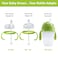 Anpei Sippy Cup Soft Spout Transitional Nipple Kit Bundle Compatible with Comotomo Baby Bottles 5 oz and 8 oz  Value Bundle 2 Kits  Brushes Green