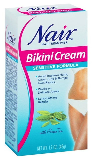 Nair Nair Sensitive Bikini Cream Hair Remover  17 oz 3 Units