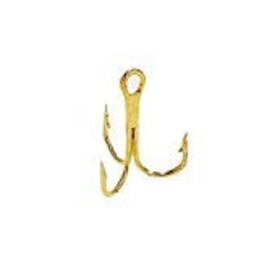 Gold Treble Hooks 20 50 Pieces