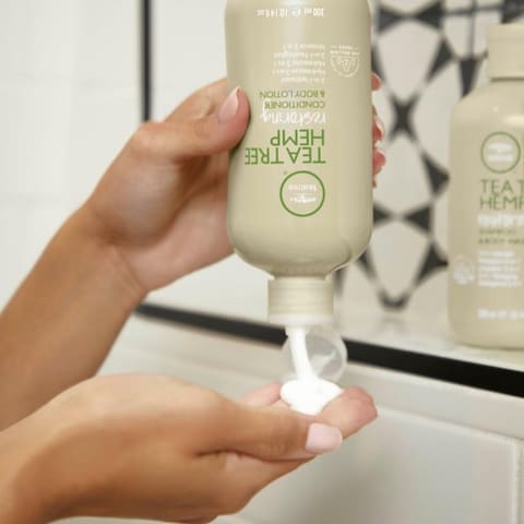 Tea Tree Hemp Restoring Conditioner  Body Lotion 2in1 Hydration For All Hair Types 338 fl oz