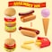 NEOWOWS 44 Pcs Play Food Toys Kids Pretend Play Food Set Cutting Fruits Play Kitchen Sets Cutting Play Food Set for Toddlers Children
