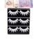 3 Pairs White False Eyelashes Lashes Makeup Fake Eyelashes White Lashes for Halloween Cosplay Masquerade Party YOEMAYUNER