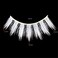 3 Pairs White False Eyelashes Lashes Makeup Fake Eyelashes White Lashes for Halloween Cosplay Masquerade Party YOEMAYUNER