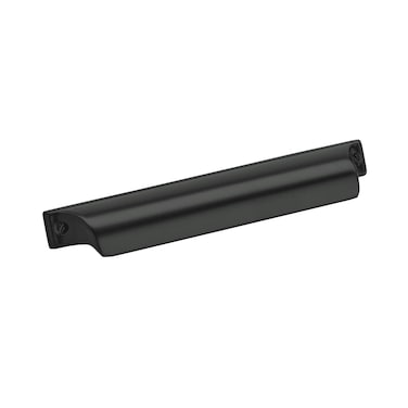 Amerock  Kitchen Cabinet Cup Pull  Matte Black  5116 in 128 mm CentertoCenter  Jolene  1 Pack  Furniture Hardware  Cabinet Handle  Bathroom Drawer Pull