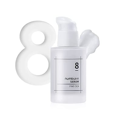 numbuzin No8 Fine Cica Serum  Calming Dermacosmetic Serum with Fine Cica EGF  FGF  Korean Skin Care for Sensitive Skin  169 Fl Oz