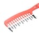 KISMETICS Big Hair Tools Extra Large Wide Tooth Comb for Thick Curly Wavy or Long Hair  FrizzFree Detangling Shower Comb  Orange